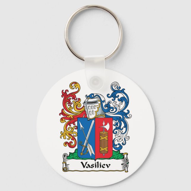 Chaveiro Vasiliev Family Crest (Frente)