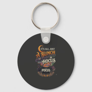 Chaveiro Vassoura de Bruxa Hocus Pocus Gato Preto Caldeirão