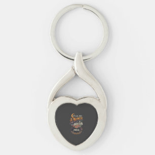 Chaveiro Vassoura de Bruxa Hocus Pocus Gato Preto Caldeirão