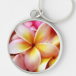 Chaveiro Vazio personalizado flor de Havaí do Frangipani d