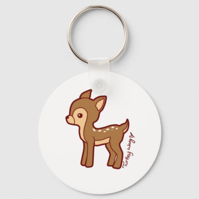 Chaveiro veado-chibi (Frente)