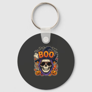 Chaveiro Vector de Óculos de Sol Crânio Boo do Halloween