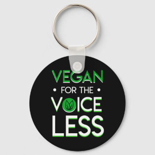 Chaveiro Vegan Para Presentes Vegetarianos Sem Voz