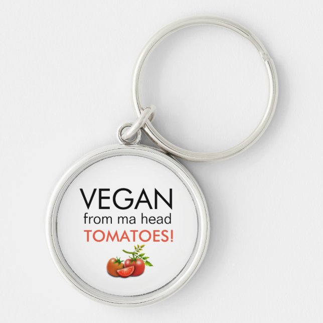 CHAVEIRO VEGAN ÚTIL DE TOMATES DE CABEÇA MÃE (Frente)