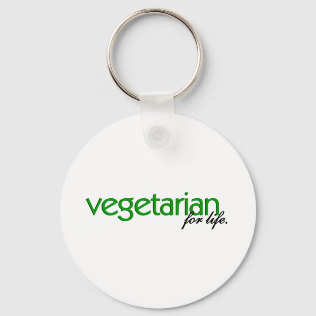 Chaveiro Vegetariano para a Vida (Frente)