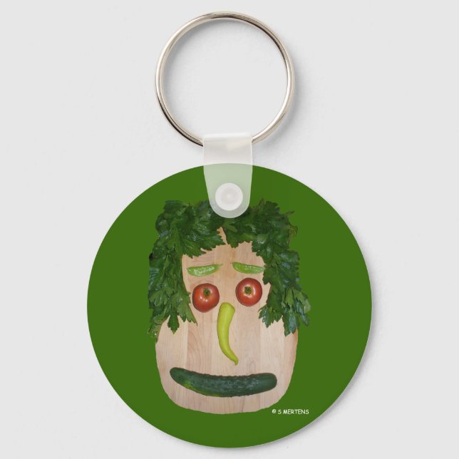 Chaveiro Veggie Face (Frente)