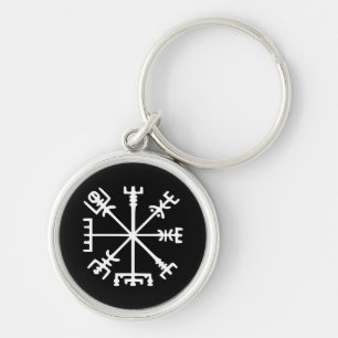 Chaveiro Vegvísir (compasso de Viking)