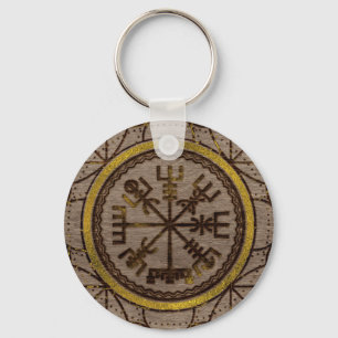 Chaveiro Vegvisir. O Compasso de Visualização da Navegação 