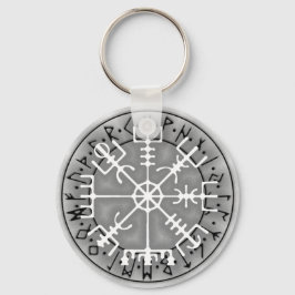 Chaveiro Vegvísir Salva mágica islandesa