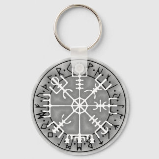 Chaveiro Vegvísir Salva mágica islandesa