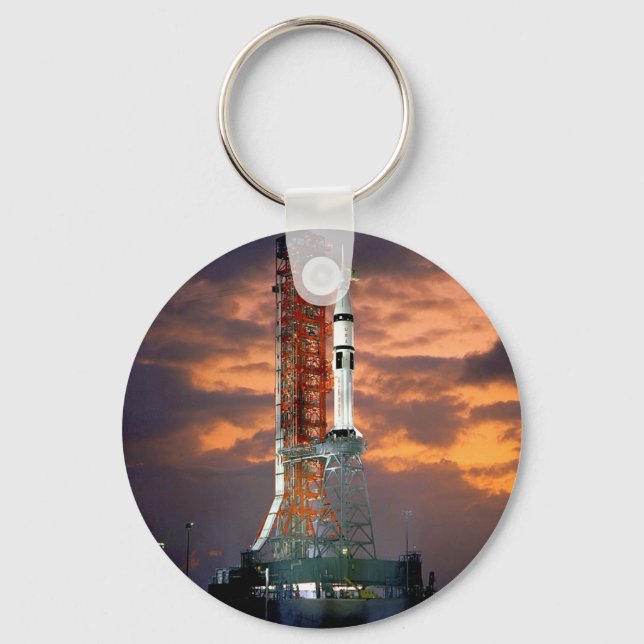 Chaveiro Veículo de Lançamento da NASA Apollo Soyuz ao Nasc (Frente)