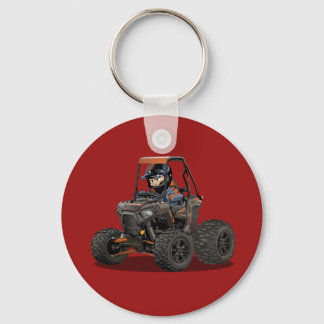 Chaveiro Veículo off-road de desenho animado UTV
