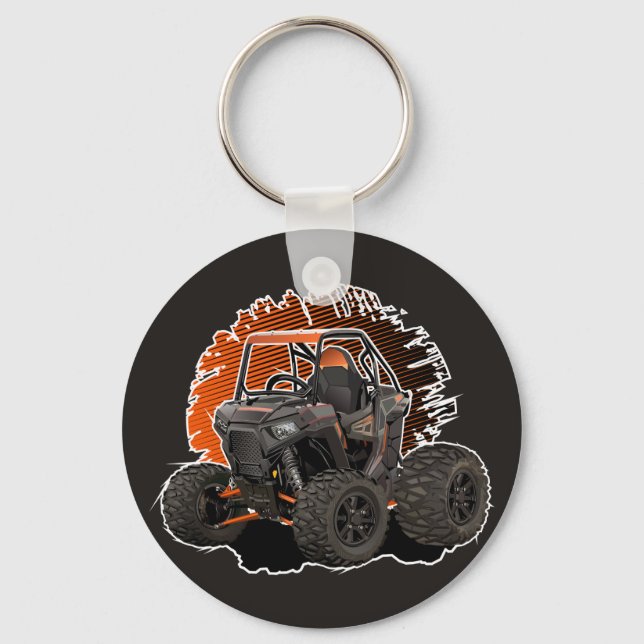 Chaveiro Veículo off-road UTV de desenho animado (Frente)