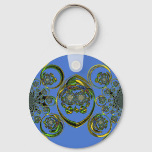 Chaveiro Veja minhas curvas azuis