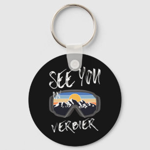 Chaveiro Vejo Você No Esqui De Férias De Suiça Verbier