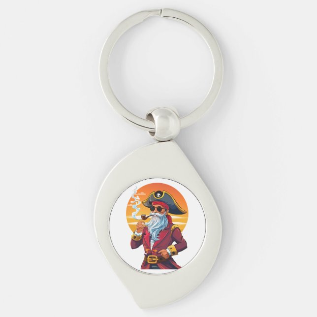 Chaveiro velho capitão pirata (Frente)