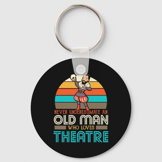 Chaveiro Velho Que Ama Teatro (Frente)