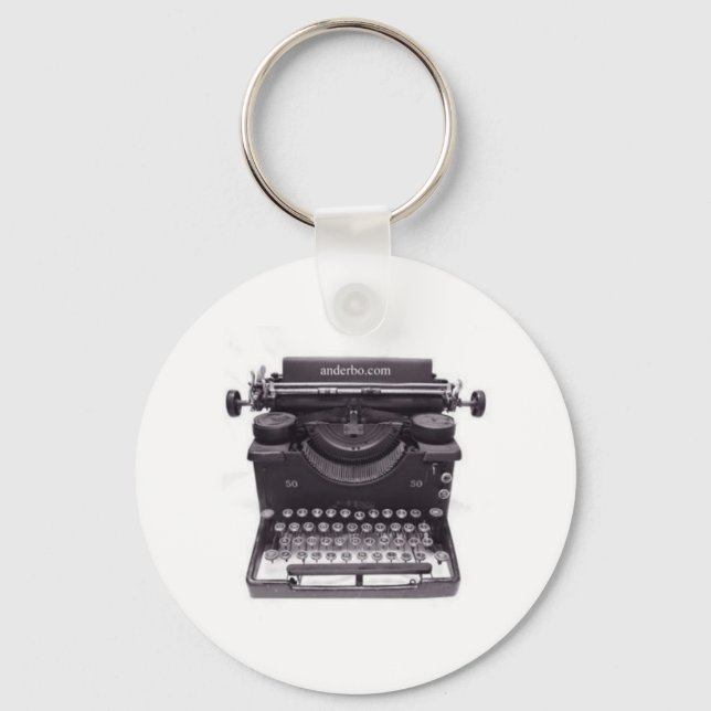 CHAVEIRO VELHO TIPEWRITER (Frente)