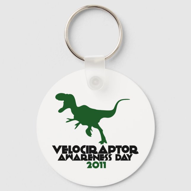 Chaveiro Velociraptor Sensibilização Dia 2011 (Frente)