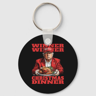 Chaveiro Vencedor Janta de Natal Engraçado Trump Xmas Sa