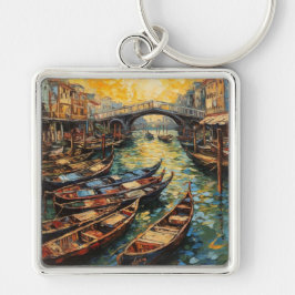 Chaveiro Veneza, Itália, no estilo van Gogh