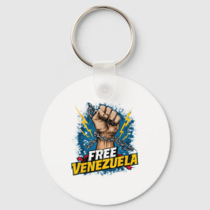 Chaveiro Venezuela Coração Projeto da Bandeira da Venezuela