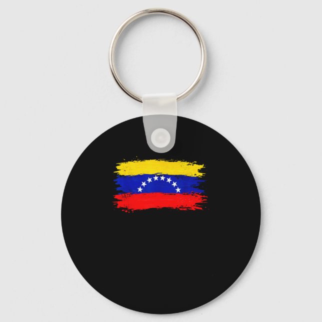 Chaveiro Venezuela Flag 2026 Libre Peace  (Frente)