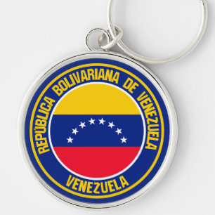 Chaveiro Venezuela Round Emblem