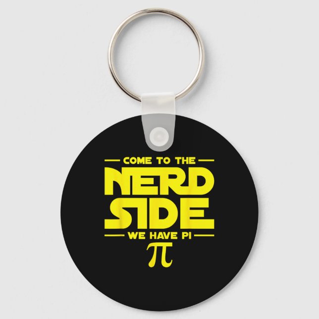 Chaveiro Venha Ao Lado Do Nerd Temos Pi (Frente)
