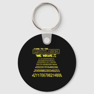 Chaveiro Venha Para o Lado da Matemática Nós Temos Símbolo 