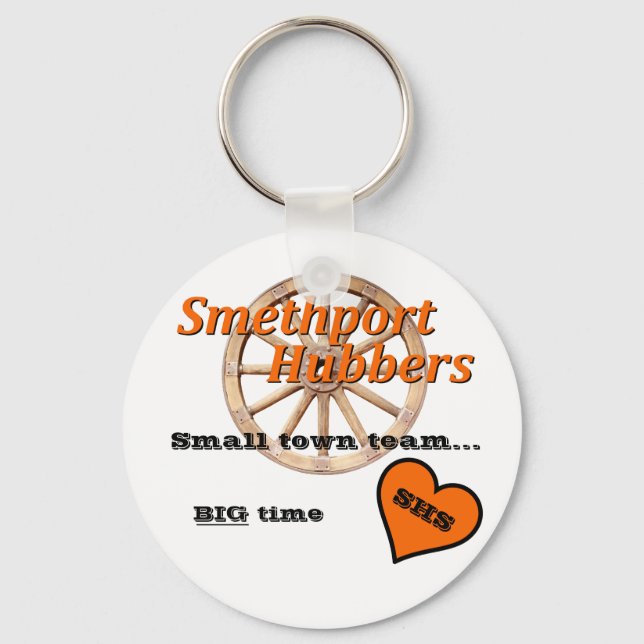 Chaveiro Ventilador da Equipe de Pequenas Cidades do Hubber (Frente)