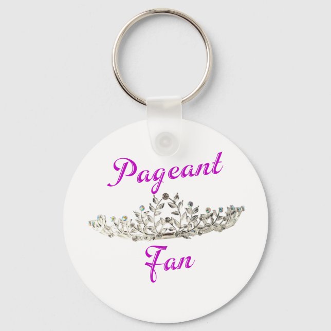 Chaveiro Ventilador de Pageant Roxo (Frente)