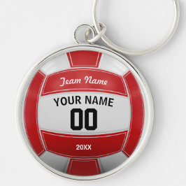 Chaveiro Ventilador do Voleibol - Equipe Vermelha