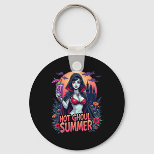 Chaveiro Verão Divertido Hot Ghoul Summerween Vibes Sorvete