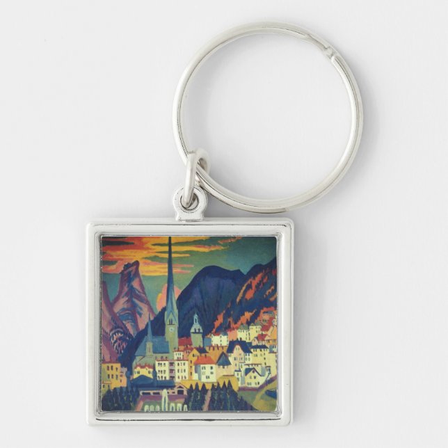 Chaveiro Verão em Davos por E.L. Kirchener (1925) (Frente)