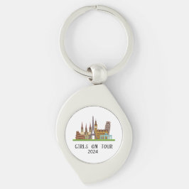 CHAVEIRO VERÃO EUROPEU PERSONALIZÁVEL MENINAS EM TOUR