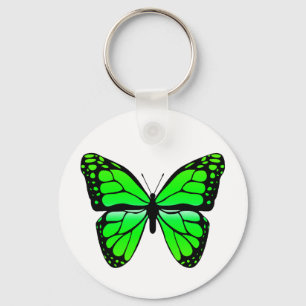 Chaveiro verde da borboleta