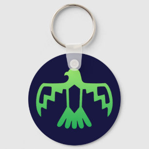 Chaveiro verde de Thunderbird