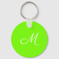 verde fluorescente - monograma