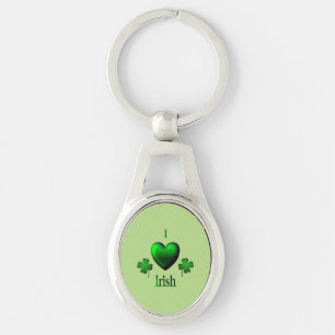 Chaveiro Verde mim irlandês do coração
