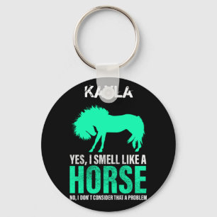 Chaveiro Verde Sim Eu Cheiro Como Um Cavalo Personalizado 