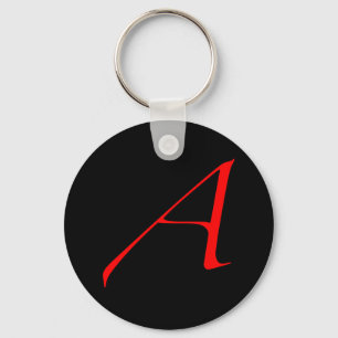 Chaveiro vermelho do ateu "A"