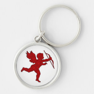 Chaveiro Vermelho do Cupido da corrente chave