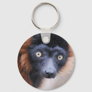 Chaveiro vermelho do Lemur de Ruffed