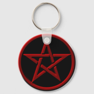Chaveiro vermelho do Pentagram