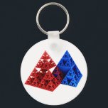 Chaveiro Vermelho e Azul, mas não Khufu...<br><div class="desc">Uma maravilha da matemática fractal que qualquer um pode admirar e pesquisar — especialmente os matemáticos!</div>