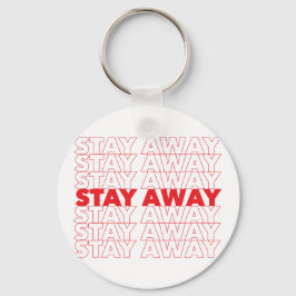 Chaveiro Vermelho Fica Longe da Distância Social