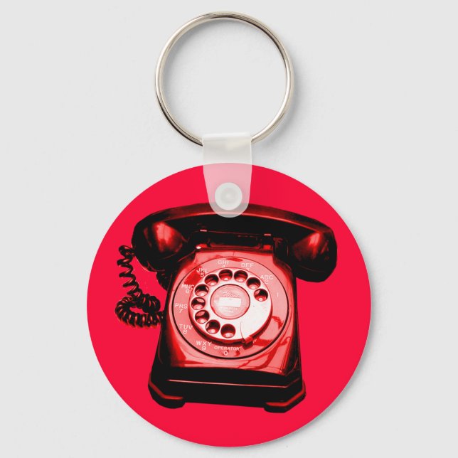 Chaveiro Vermelho Hotline (Frente)