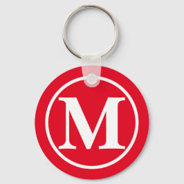 Chaveiro Vermelho monograma BB