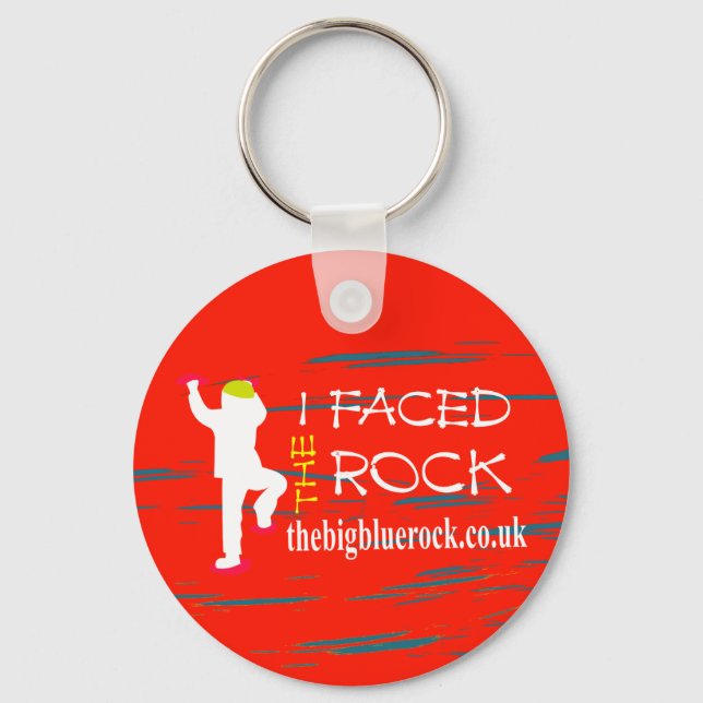 Chaveiro vermelho simples (Frente)